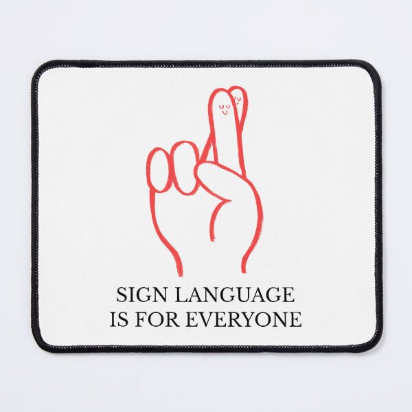 Item preview, Finger Hug Talking Hands Funny Sign Language Love Unity Peace designed and sold by StudioTVDinners.