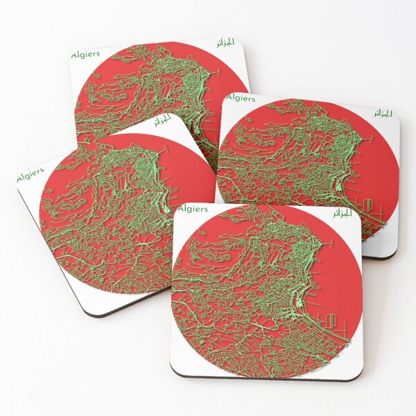 Item preview, Roads of Algiers designed and sold by Data-Driven Map Designs.