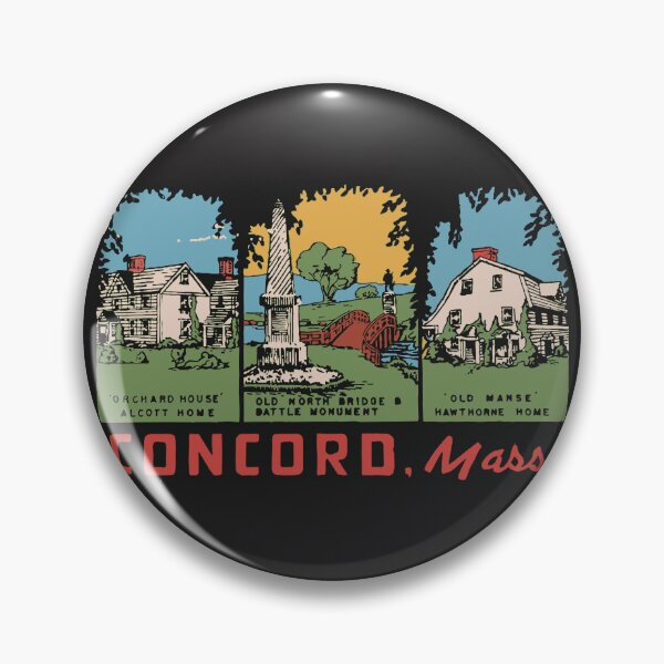 Item preview, Vintage Style Concord MA decal design designed and sold by Decal Mania.