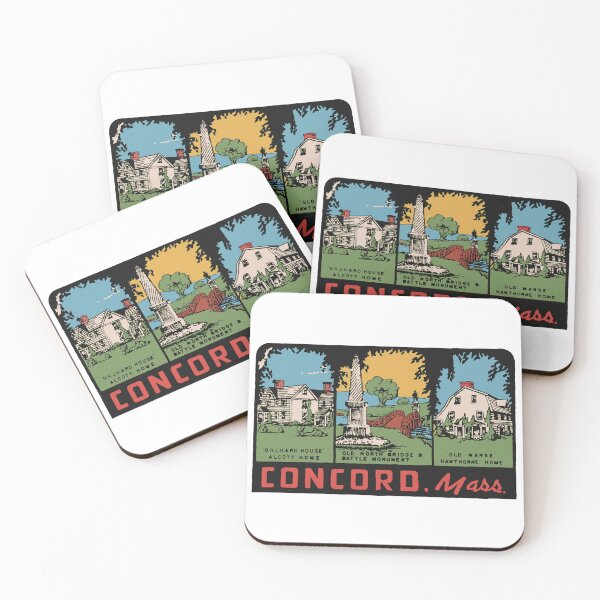 Item preview, Vintage Style Concord MA decal design designed and sold by Decal Mania.