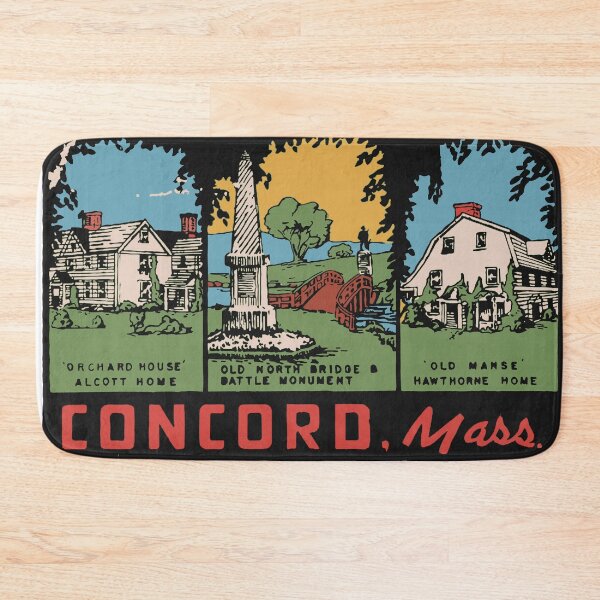 Item preview, Vintage Style Concord MA decal design designed and sold by Decal Mania.