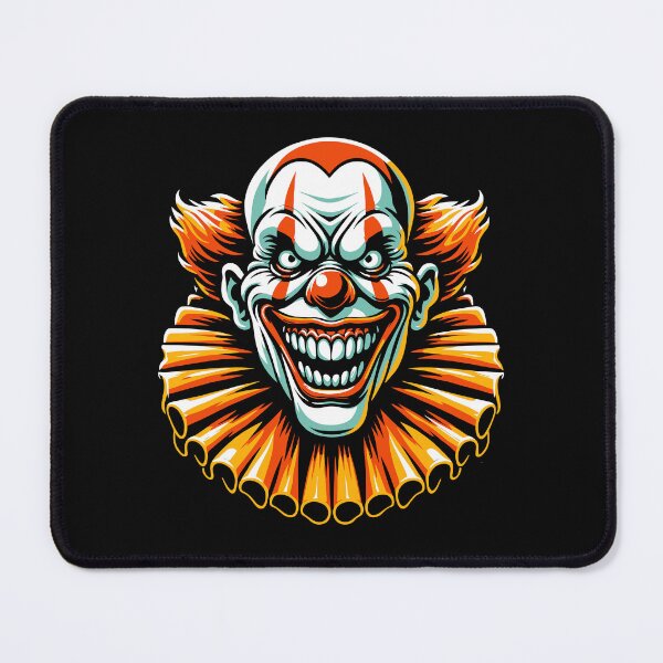 Item preview, Sinister Clown Face: Classic Halloween Fright Icon designed and sold by artwaves.