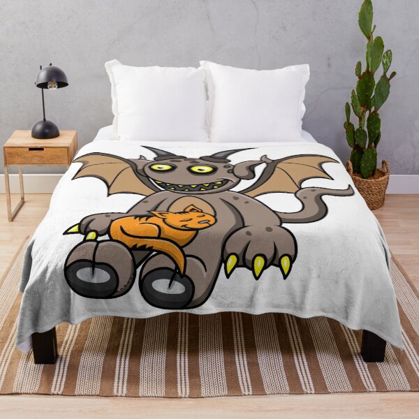 Item preview, Just a friendly monster and his kitten. designed and sold by Jamie Swimm.