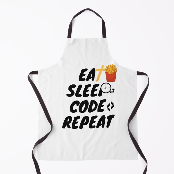 Item preview, eat sleep code repeat funny designed and sold by Terlaly.