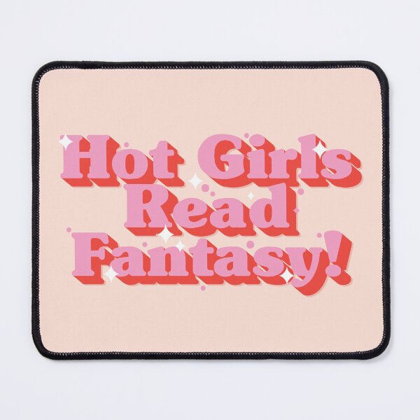 Item preview, Hot Girls Read Fantasy - A Starry Pink for Book Lovers designed and sold by SweetLog.
