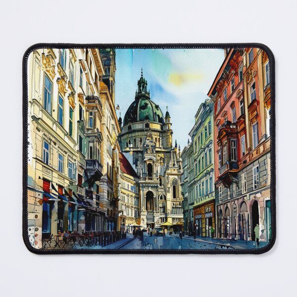 Item preview, Watercolor Design of Vienna - Austria designed and sold by Sketch-Shack.