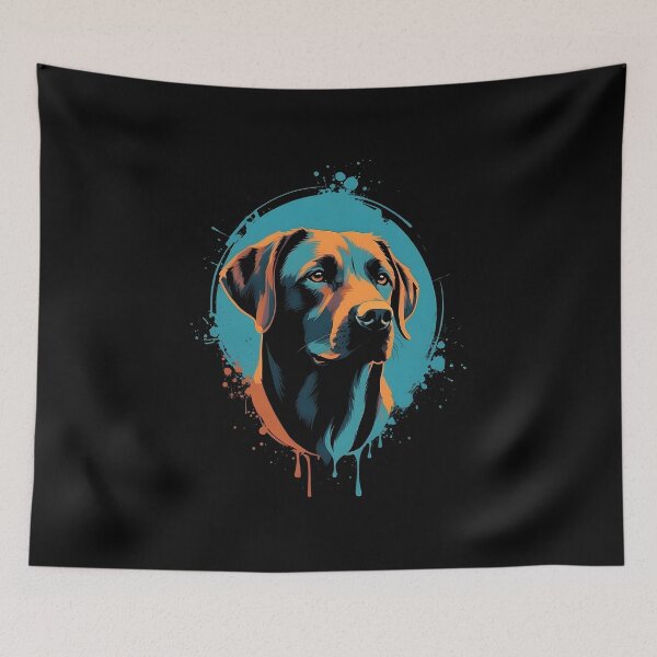 Item preview, Vintage Labrador Retriever Silhouette Design: Timeless Elegance for Nostalgic Dog Lovers. designed and sold by brindled.