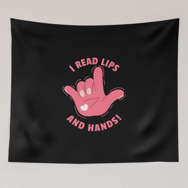 Item preview, Love You Gesture Talking Hands Funny Sign Language Love Unity Peace designed and sold by StudioTVDinners.