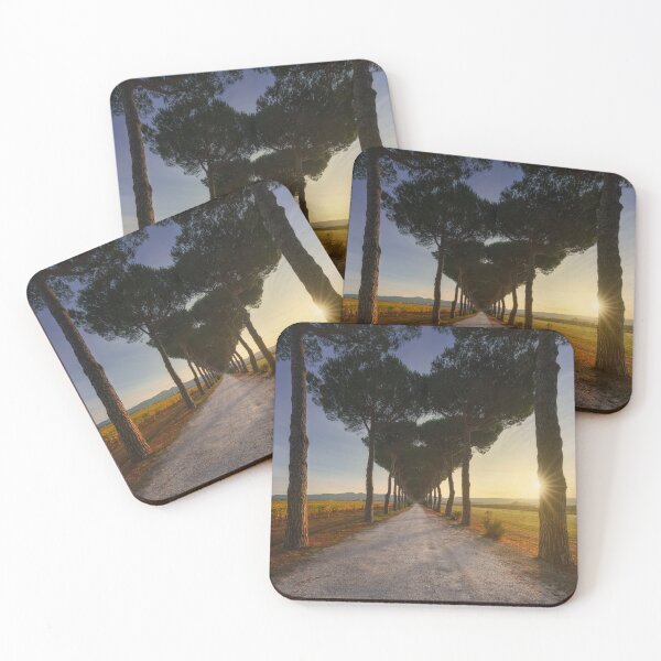 Item preview, Bolgheri pine tree at sunrise. Maremma, Tuscany, Italy designed and sold by Stefano Orazzini.