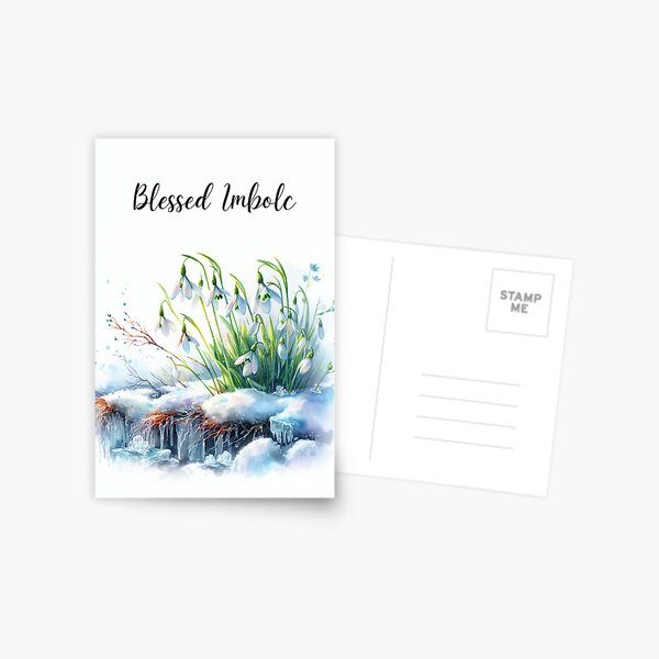 Item preview, Blessed Imbolc - snowdrops designed and sold by MysticMischief.