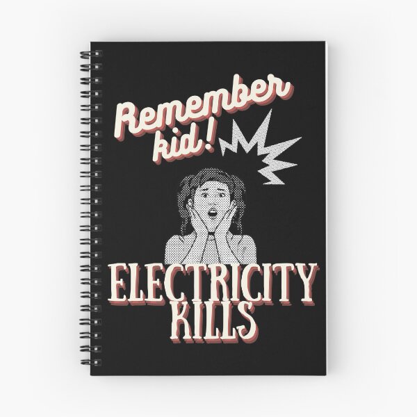 Item preview, Remember Kids Electricity Kills Funny Gifts Vintage designed and sold by Kusza.