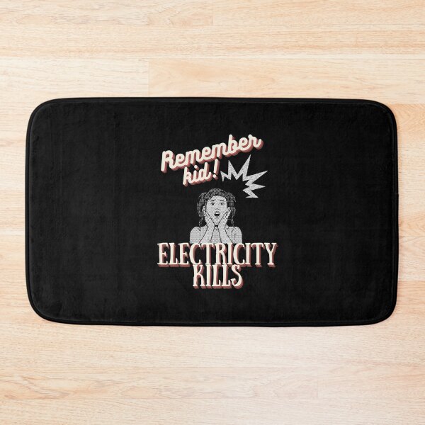 Item preview, Remember Kids Electricity Kills Funny Gifts Vintage designed and sold by Kusza.