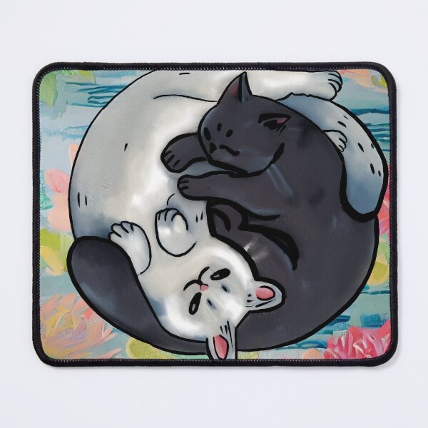 Item preview, Two cats snuggling designed and sold by catcurio.