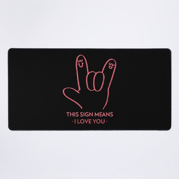 Item preview, Love You Talking Hands Funny Sign Language Love Unity Peace designed and sold by StudioTVDinners.