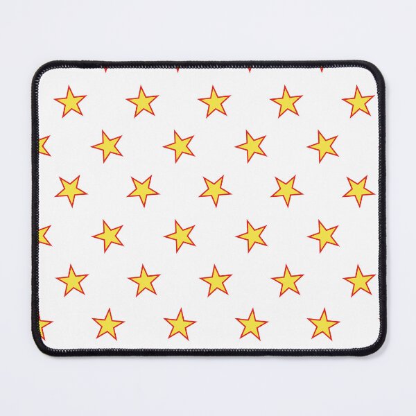 Item preview, Yellow Stars on White designed and sold by VintageStyle.