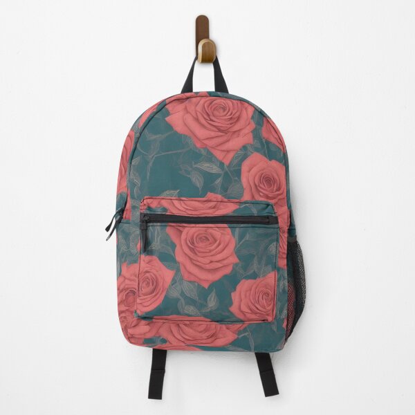 Item preview, Modern Boho red Roses Pattern designed and sold by patterncrow.