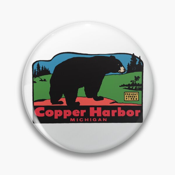 Item preview, Copper Harbor Michigan Decal Design designed and sold by Decal Mania.