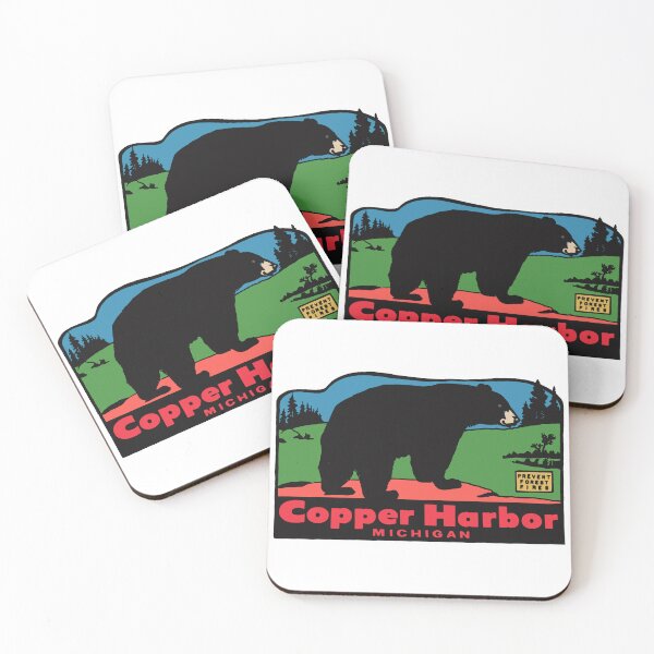 Item preview, Copper Harbor Michigan Decal Design designed and sold by Decal Mania.