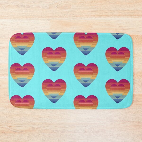 Item preview, Vintage Retro Hearts designed and sold by MyTshirtArt.