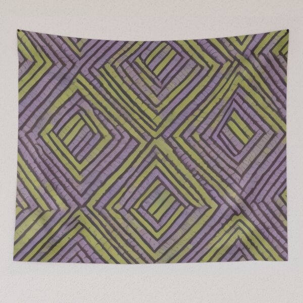 Item preview, Lavender And Lime Dynamic Pattern Decor designed and sold by mymagicstoreus.