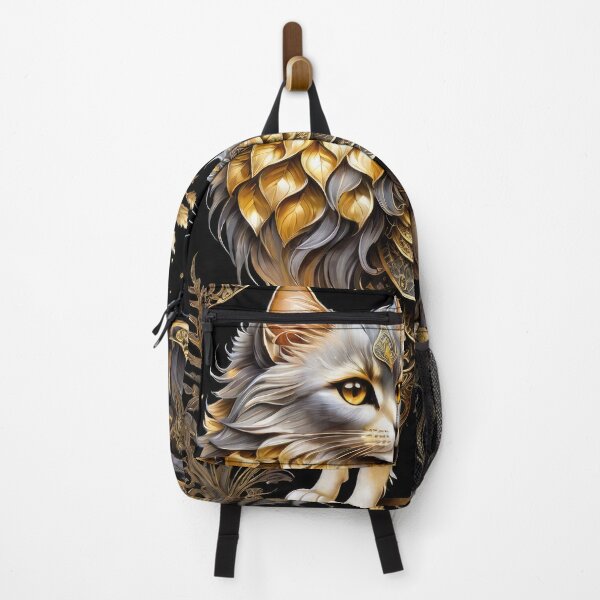 Item preview, Mysterious Cat with Golden Fur designed and sold by cyberartstudiox.