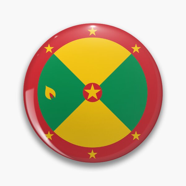 Item preview, Grenada Flag - Round designed and sold by alleynegulston.