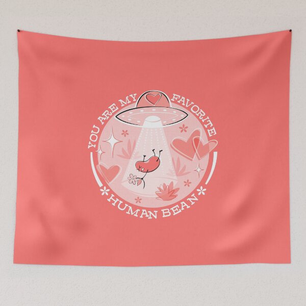 Item preview, You are my Favorite Human Bean - Pink Valentines designed and sold by miavaldez.
