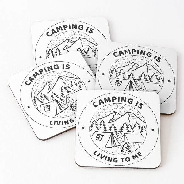 Item preview, CAMPING IS LIVING TO ME designed and sold by EasternAppAcc.