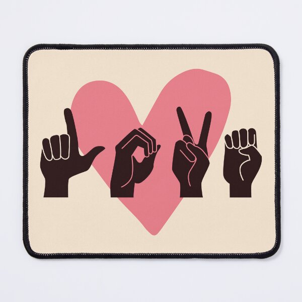 Item preview, ASL Love IV - Valentine's Day designed and sold by Lemon Pepper.