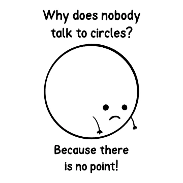 Artwork thumbnail, Sad Circle Basic Math Go Math Discrete Math by StudioTVDinners
