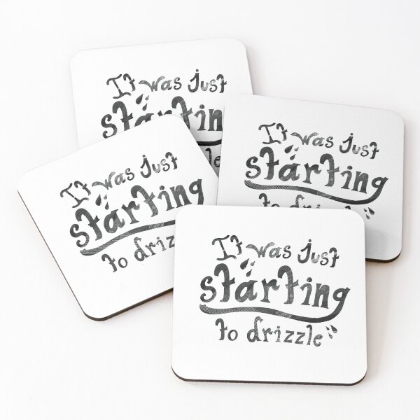 Item preview, Drizzle-dark text designed and sold by drearyraincloud.