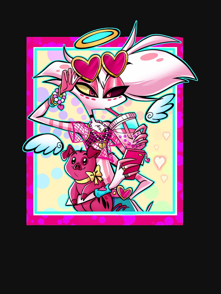 Hazbin Hotel Angel Dust Classic T-Shirt sold by Appalled Bunni | SKU ...