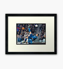 Cristiano Ronaldo vs juve Framed Print