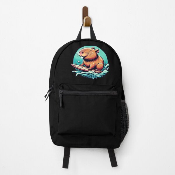 Item preview, Capybara Surfing | Capybara | Surf | Retro Surf Design designed and sold by ShopCoolStop.