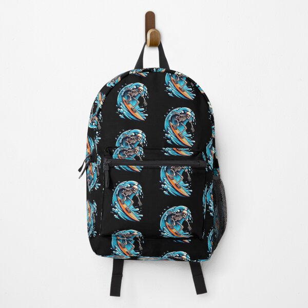 Item preview, Surf's Up, Bones Down: Skeleton's Seaside Adventure designed and sold by artwaves.