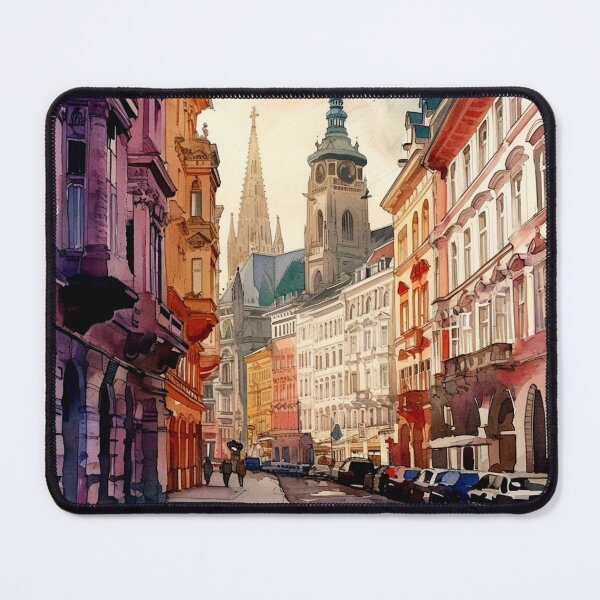Item preview, Watercolor Design of Vienna - Austria designed and sold by Sketch-Shack.