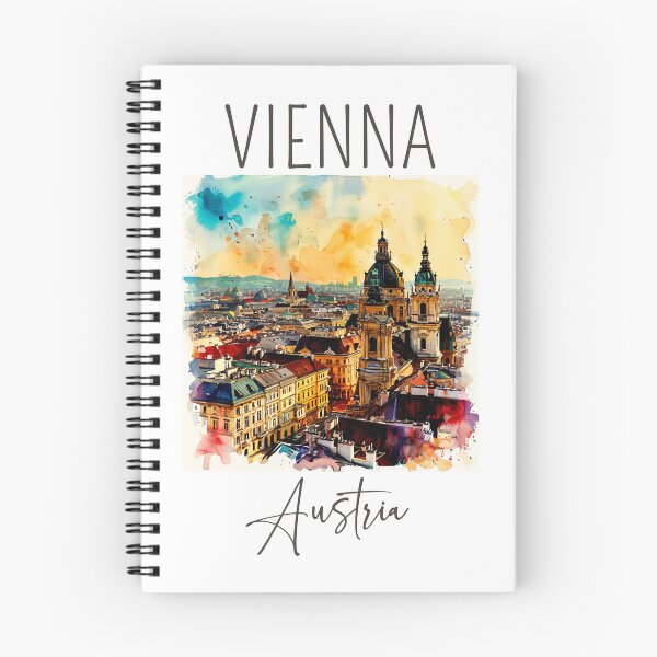 Item preview, Watercolor Design of Vienna - Austria designed and sold by Sketch-Shack.