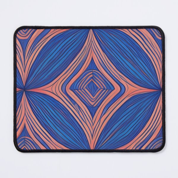 Item preview, Blue And Salmon Dynamic Pattern Decor designed and sold by mymagicstoreus.