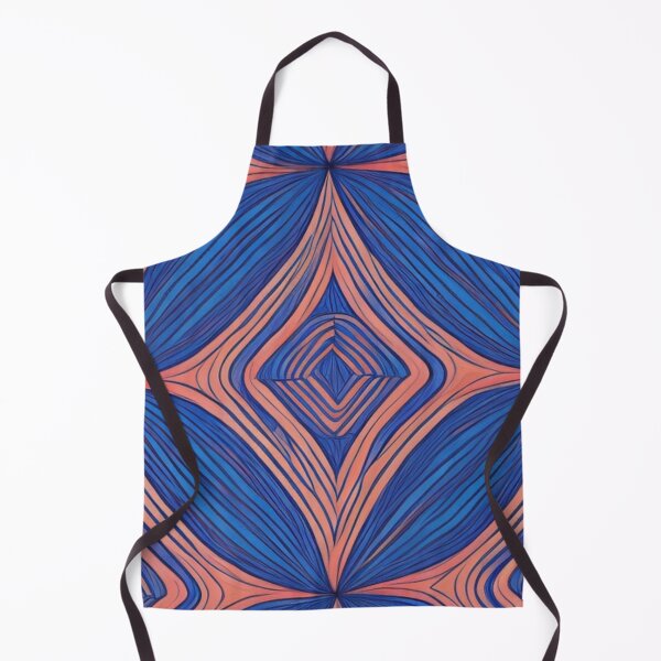 Item preview, Blue And Salmon Dynamic Pattern Decor designed and sold by mymagicstoreus.