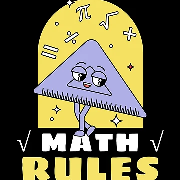 Artwork thumbnail, Math Rules Basic Math Go math Discrete Math by StudioTVDinners