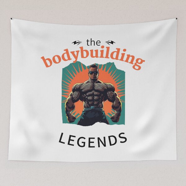 Artikelvorschau, Powerhouse Gym Bodybuilding-Legenden entworfen und verkauft von Custom-Print.