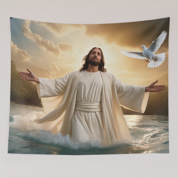 Item preview, Baptism of Jesus designed and sold by Roland Mitterbauer.