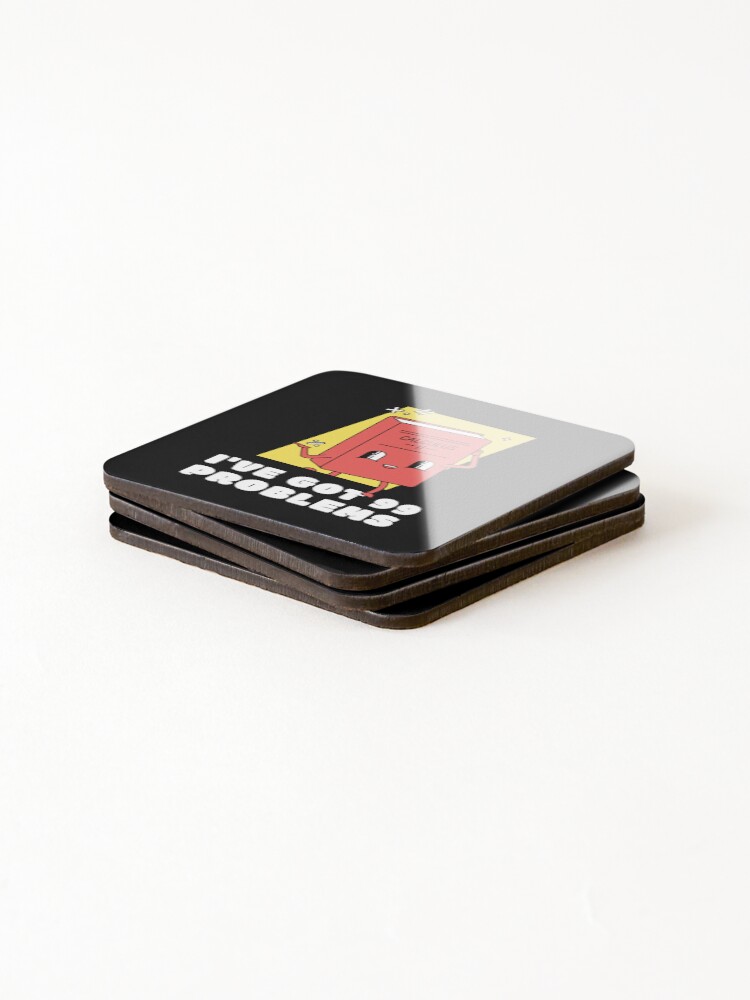 Thumbnail 4 of 5, Coasters (Set of 4), Calculus Woes Basic Math Go math Discrete Math designed and sold by StudioTVDinners.