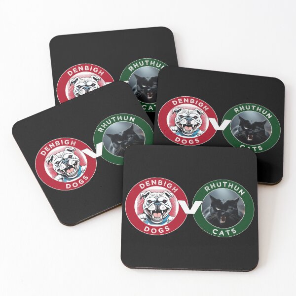 Item preview, DENBIGH DOGS V. RHUTHUN CATS WALES CYMRU designed and sold by Marni Scofidio Desi9ns.