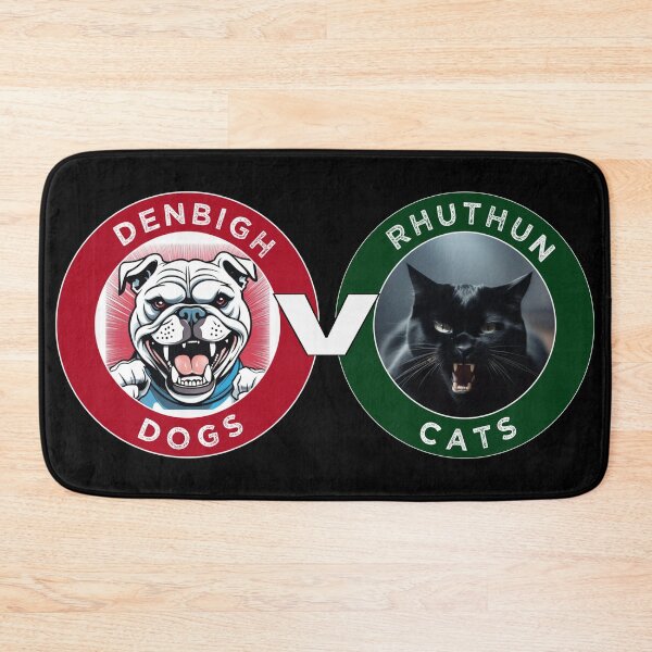 Item preview, DENBIGH DOGS V. RHUTHUN CATS WALES CYMRU designed and sold by Marni Scofidio Desi9ns.