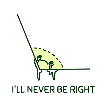 Artwork thumbnail, Never Right Basic Math Go math Discrete Math by StudioTVDinners