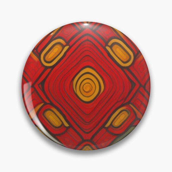 Item preview, Red And Yellow Dynamic Pattern Decor designed and sold by mymagicstoreus.