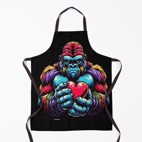 Item preview, The Love Gorilla - Valentine's Heart designed and sold by ObjCrea123.