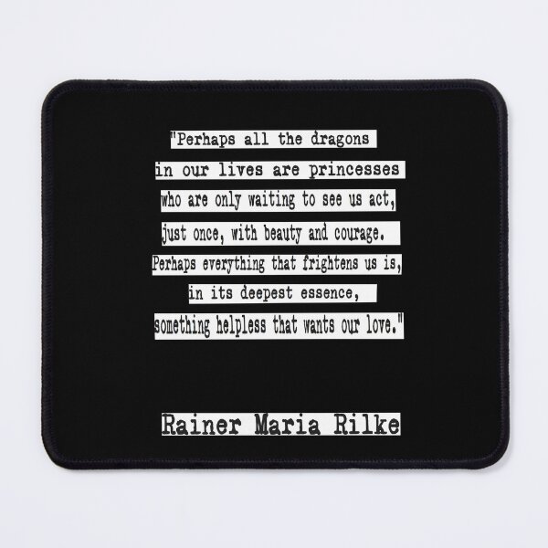 Item preview, Rainer Maria Rilke Quote 2 designed and sold by GemimaRosaArt.