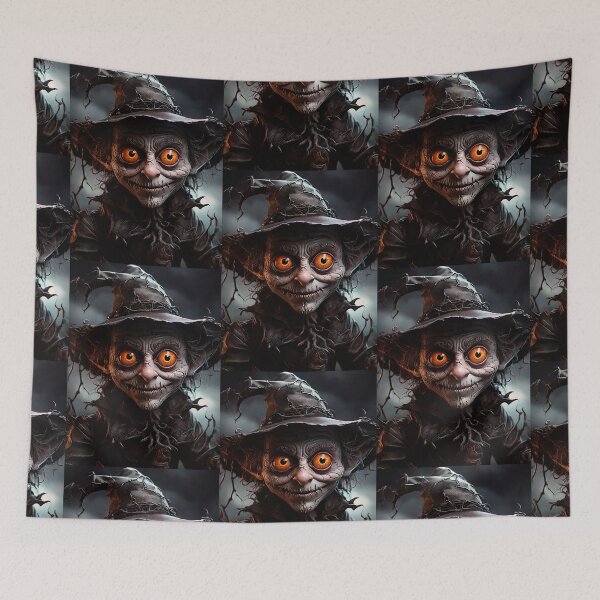 Item preview, Goblin scarecrow horror designed and sold by MetalSatyrShop.